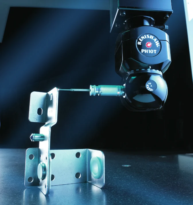 3D-Koordinatenmessung an einem gebogenen Stanzteil